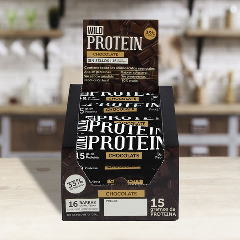 Wild Protein Chocolate 16 unidades