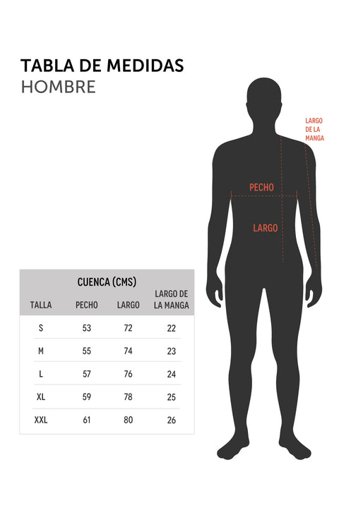Polera Cuenca Crudo Hombre